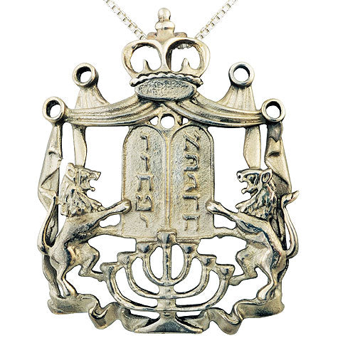 Arc of the Covenant silver pendant large - Biblicaljewels