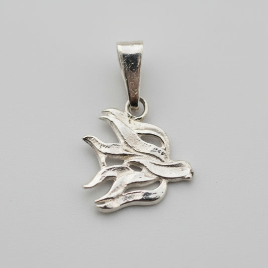Peace Dove Sterling silver pendant - Biblicaljewels