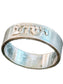 Yeshua Ring silver letters on