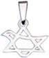 Biblical 'Dove of peace' Silver Star Pendant - Made in Jerusalem