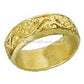 Ring with floral border design 14kt Gold