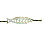 Halleluyah fish silver bracelet