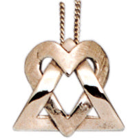 The Hart of David" silver and gold