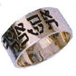 If I forget....Jerusalem" (Psalms 137/5) silver ring 2 - Biblicaljewels