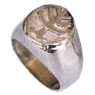 Ancient Menorah Tree of Life silver ring made in Jerusalem - Biblicaljewels