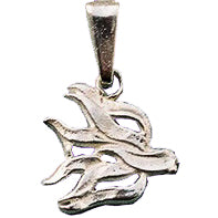 Peace Dove Sterling silver pendant - Biblicaljewels