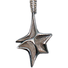 Modern stylized Star of David Silver - Biblicaljewels