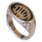 Yeshua Man's Ring silver gold